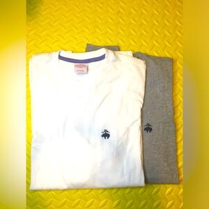 NWT 1818 BROOKS BROTHERS Men's Long Sleeve Graphic Cotton Crew Neck Tee Shirt